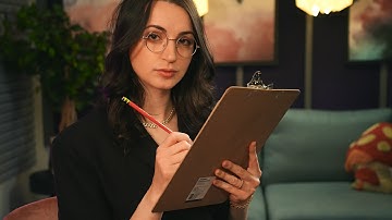 Odd Therapist with Clipboard Analyzes Your Personality ASMR