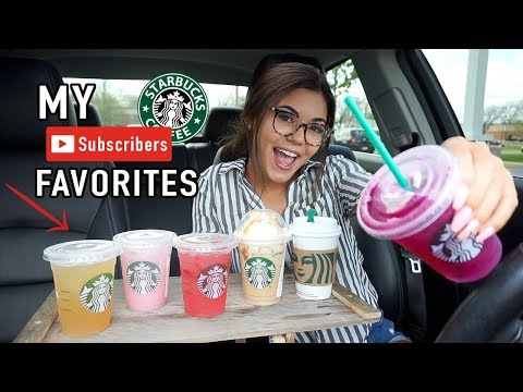 trying-my-subscribers-favorite-starbucks-drinks!-|-steph-pappas