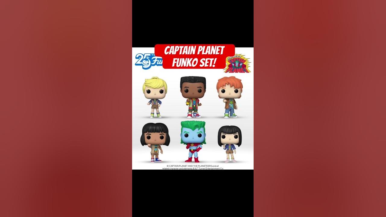 Captain Planet Funko Pop Set! #Shorts