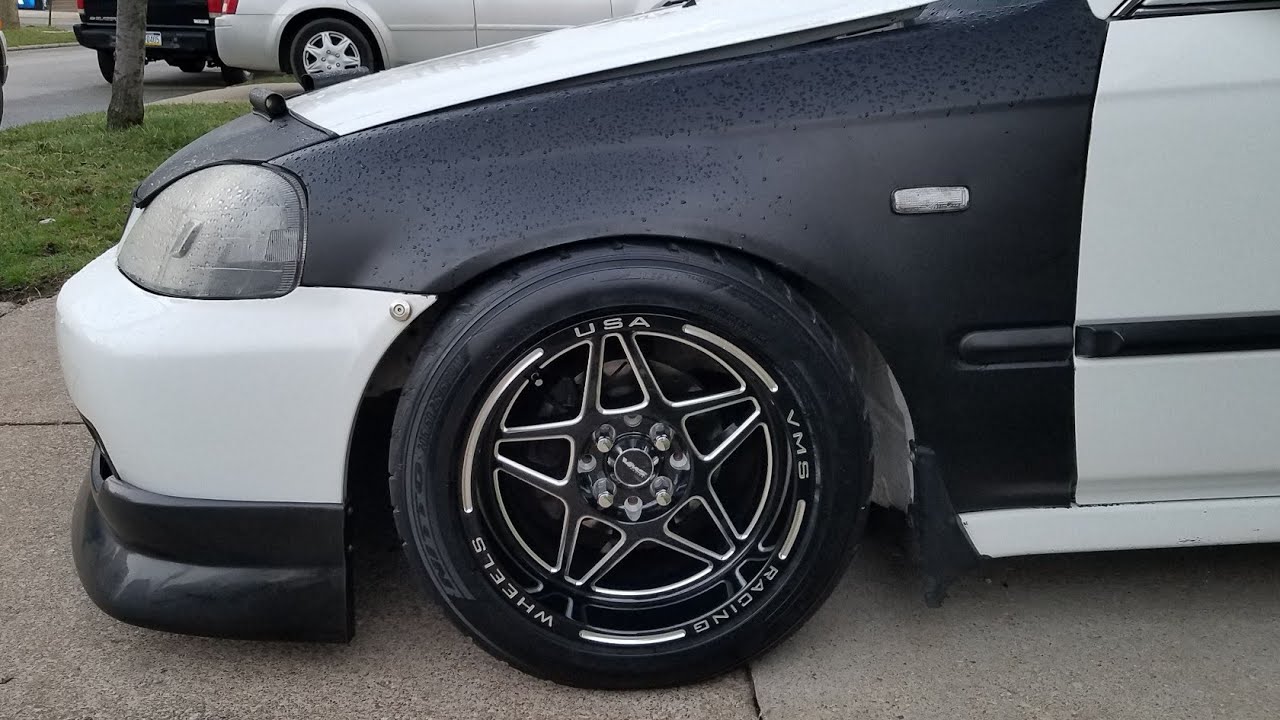 FRONT DRAG RACE REVOLVER WHEEL 13X8 4X100/ 4X114 20 OFFSET, 49 OFF