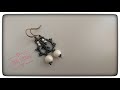 Pretty Gift/Cute Little Earrings/Jewelry making Tutorial/Aretes Tutorial diy