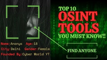 How to find anyone info? | Osint tools you must know!! | Like and subscribe