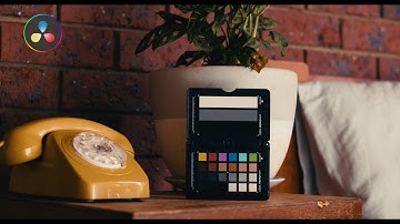 How to use the Colour Checker in Davinci Resolve - Easily White balance your shot