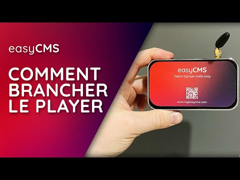 easyCMS - Brancher le player Android