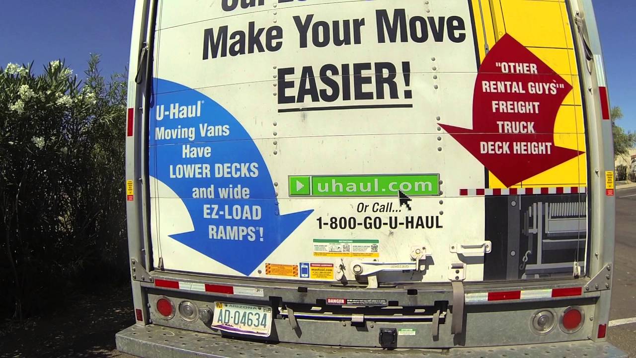 Uhaul Truck at 8955 Grand Ave to Mobil Gas Station, 75th Ave, Peoria