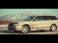 Subaru Legasy Lancaster.  Месим снег, грязь под крутой музон!