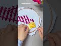 Flower Fence Ribbon Embroidery Design🩷