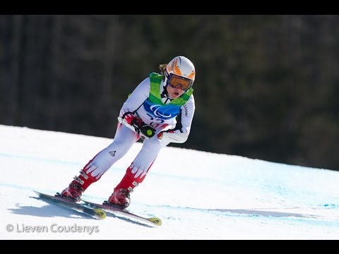 Men's super combined standing 1st run - Alpine Skiing - Vancouver 2010 Winter Paralympics