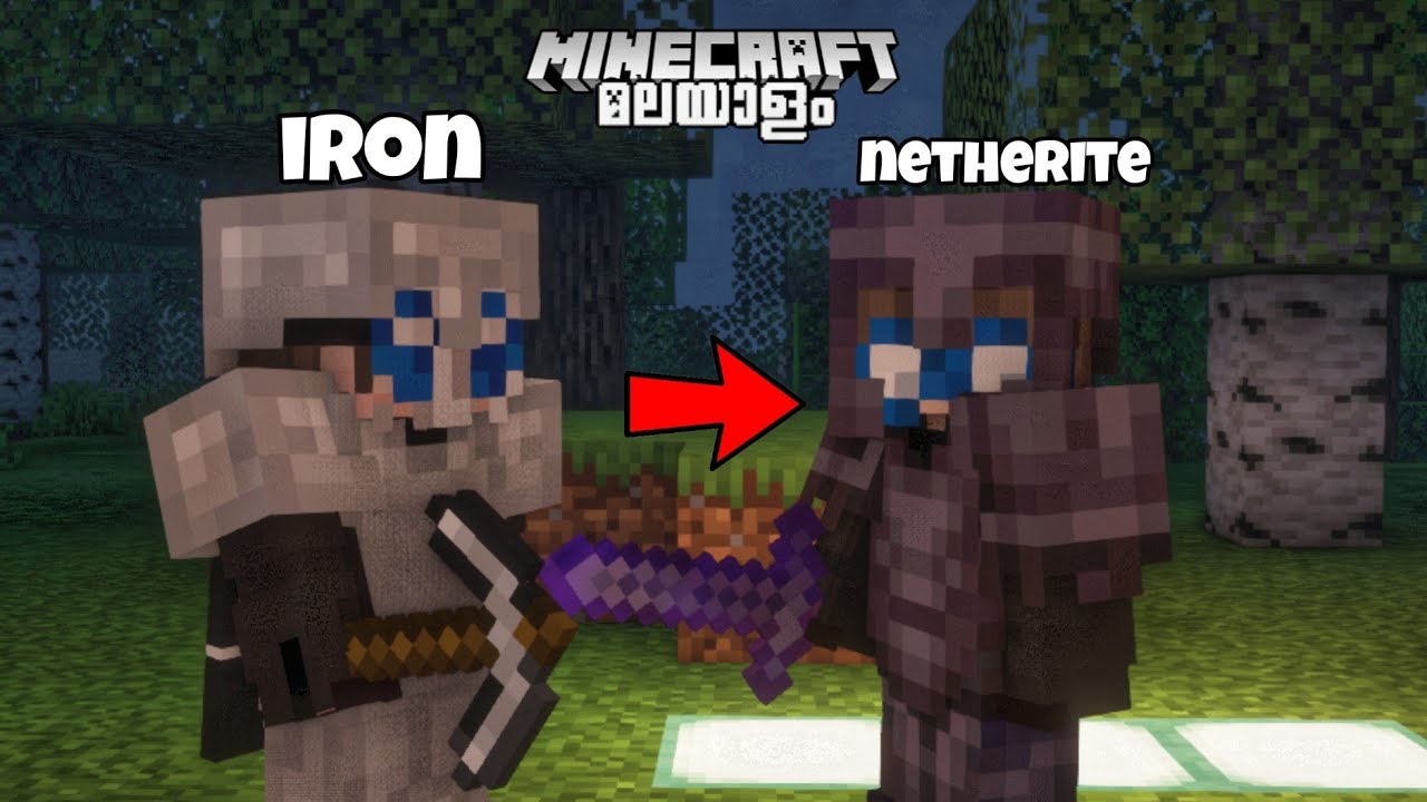 Iron To Netherite!! YouTube