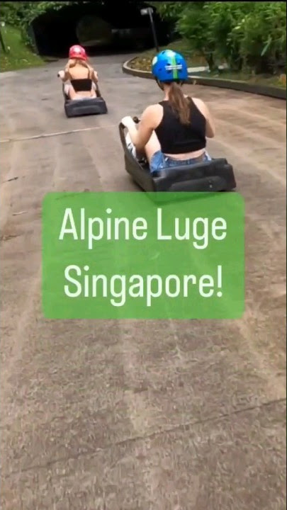 Have you try this ride in Sentosa Island? | Skyline Luge Singapore 🇸🇬