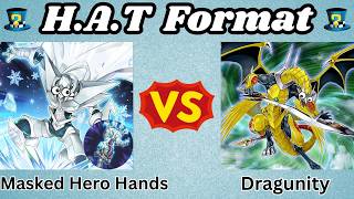 Masked Hero Hands Vs Dragunity! | HAT Format Replay Review! | Yu-Gi-Oh! April 2014 Banlist