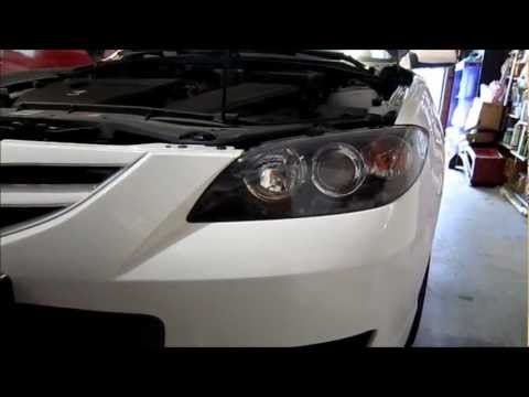 Mazda 3 2007 Headlight Bulb Replacement