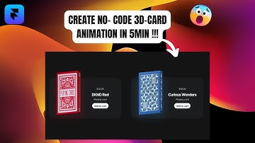 NO-CODE 3D Card Animation in Framer | How to do 3D Animation in Just 5 Minutes! ‪@Framer