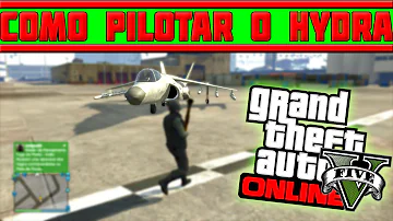 Como pilotar o Hydra no PC GTA V?