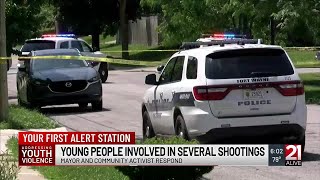 Leaders call for conversations, young people involved in several shootings