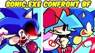 Friday Night Funkin' VS Sonic.EXE VS Boyfriend VS Sonic - Confronting Yourself (FNF MOD) (FF MIX)