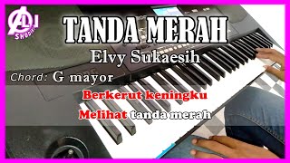 Video thumbnail of "TANDA MERAH - Elvy Sukaesih - Karaoke Dangdut (COVER) KORG Pa300"