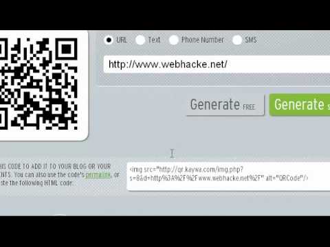 Criando um QR code