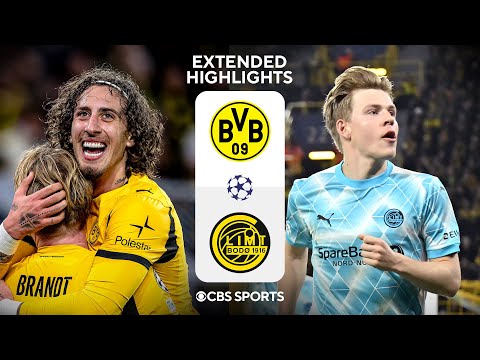 Borussia Dortmund vs. Bodø/Glimt: Extended Highlights | UCL League Phase MD 6 | CBS Sports Golazo