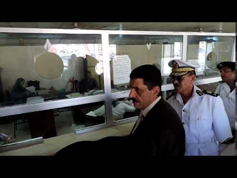 مدير أمن الاسكندرية يتفقد وحدة مرور ابيس