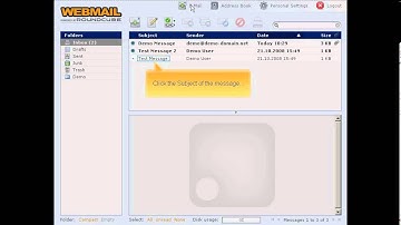 Roundcube - Managing folders