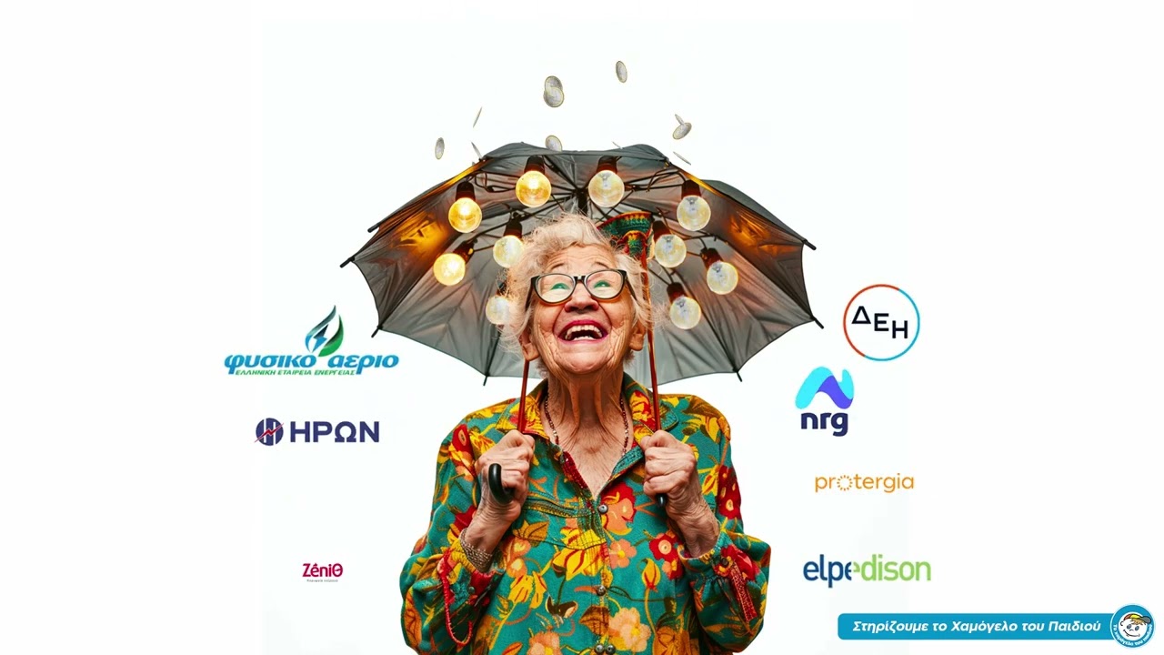 Old Woman & Umbrella - Hamogelo