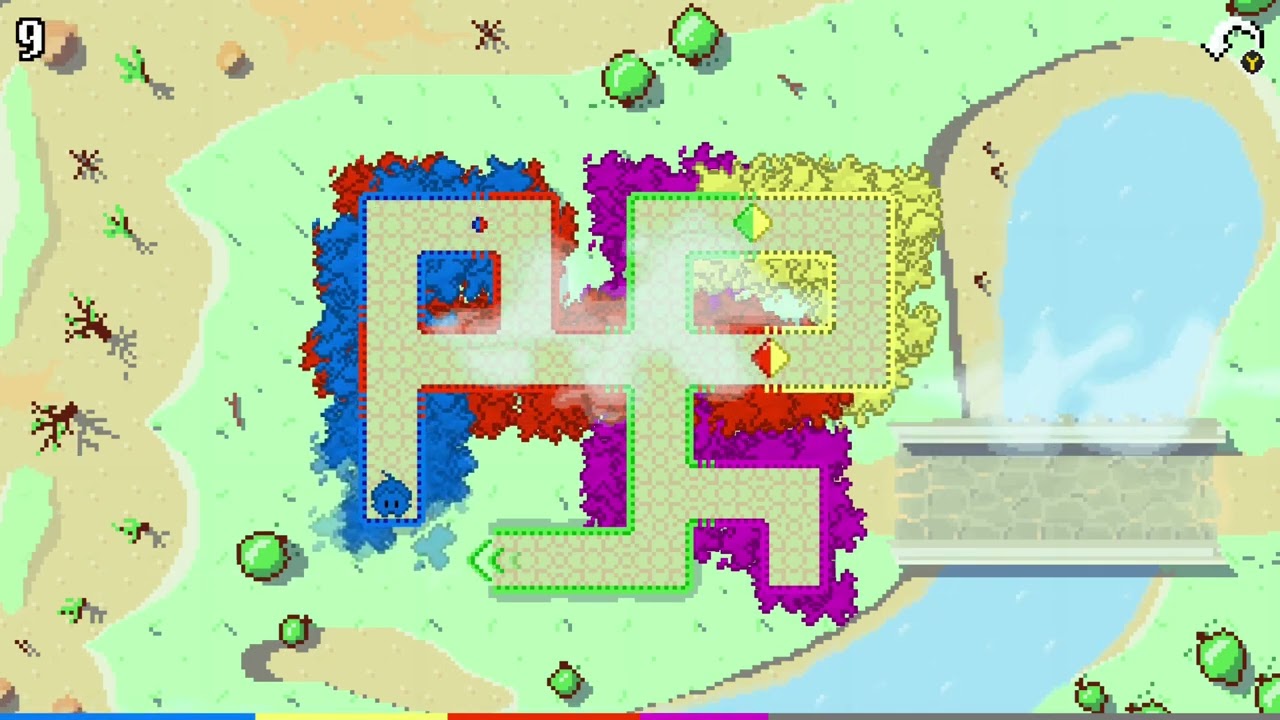 sCATch 2: The Painter Cat - Level 9 Solution 