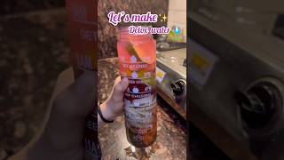 How to make Detox water 💦 wait for the end 😱 #detoxdrink #water #explorepage #shorts