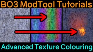 Advanced Patch Texture Colouring in Radiant Black Ops III ModTools Tutorial Terrain and Curves