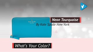 Kate Spade New York Cameron Lacey Wallet Neon, 2019 Color Collection