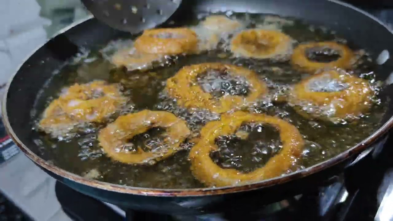 🧅 Crispy Onion Rings Recipe | Easy & Super Crunchy Snack | Homemade Style..