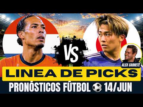 ⚽ PRONÓSTICOS MUNDIAL : DOMINGO 14 DE JUNIO 🔥 PARLAY🔥