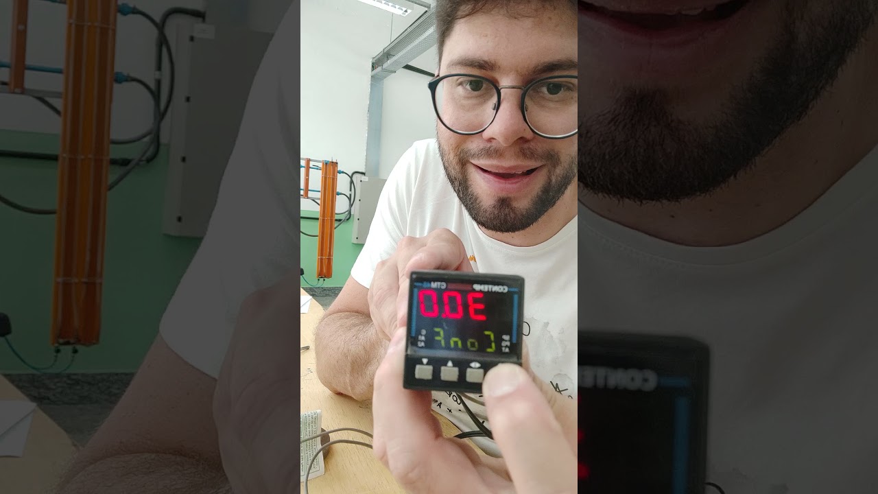 Ligação do Pt100 e controlador