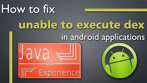 How to fix unable to execute dex Multiple dex files define error