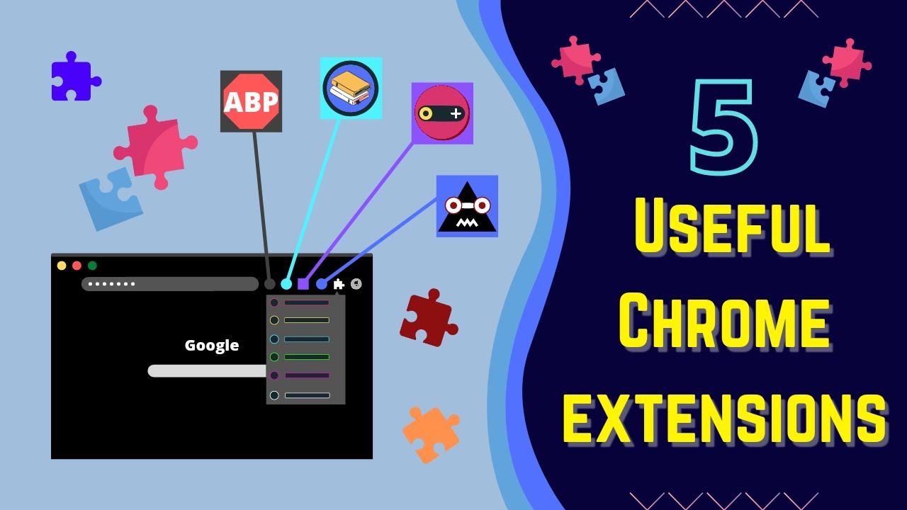 Five useful Chrome Extensions you should try.