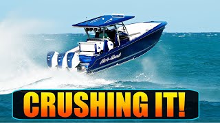 HUGE AIR FULL SEND !!  INSANE SPEED AT HAULOVER INLET | BOAT ZONE