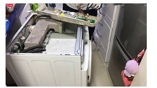 How to repair Whirpool AWO48105 washing machine with F08 error code.