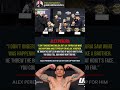 Alex Pereira Says Ilia Topuria Stood Up for Him 🔥 #ufc
