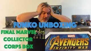Avengers Infinity War #FunkoBox #unboxing Final #CollectorCorps box!