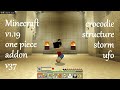 ワンピースアドオンv37 "クロコダイル,ゴムゴムの暴風雨"【マイクラ/アドオン】MinecraftBE1.19