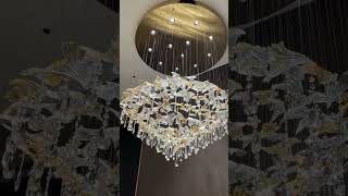 High Ceiling Chandelier for Double Height Space https://malanelighting.com