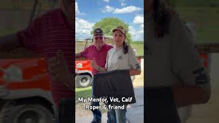Mentor Monday #calfroping #rodeo #equinevet #cowboys #barrelracing #mentor #friends #equinescience