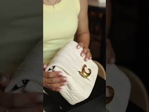 Брендова жіноча сумка Coach Square Tabby 20 | Стильна та компактна shoulder bag з натуральної шкіри | Premium якість, видео 2