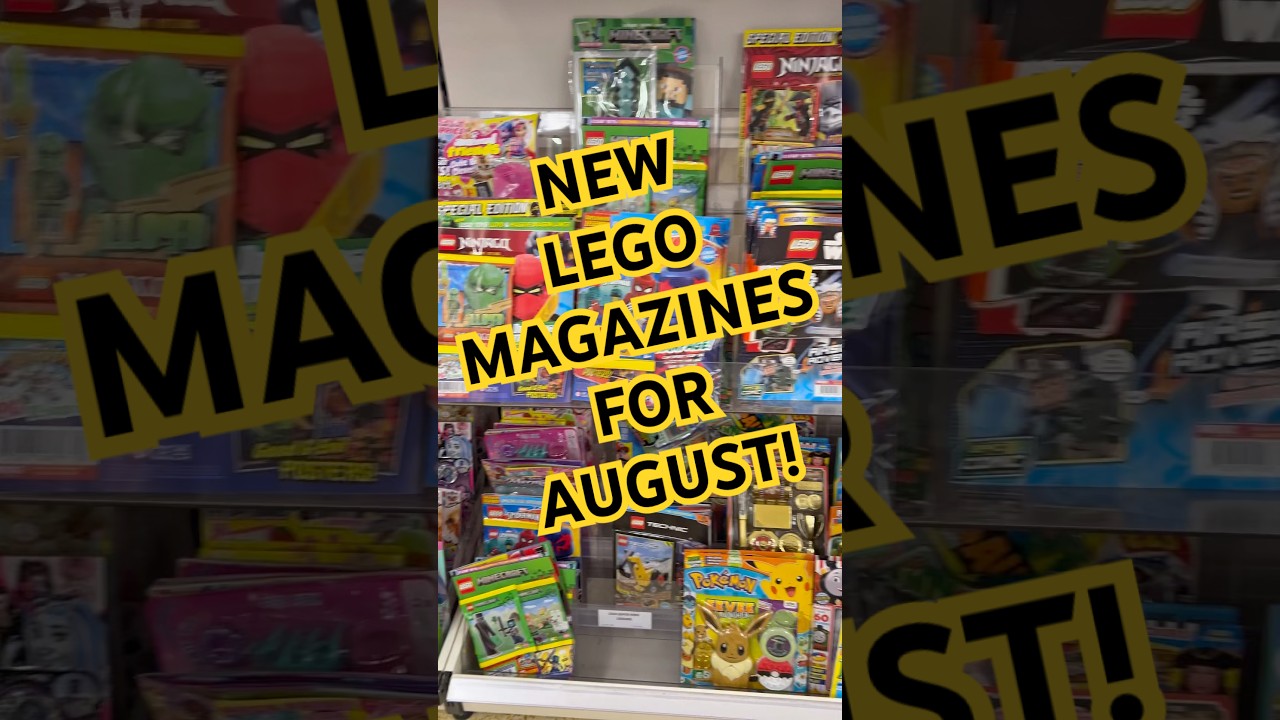 Here are some of the brand new LEGO magazines that have arrived this August! 🧱📚