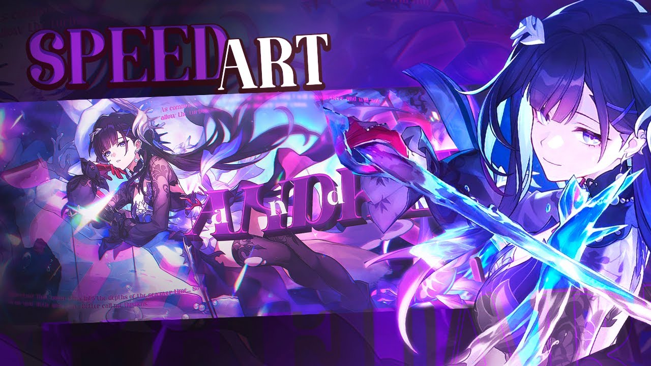 SPEED ART - HEADER HYSILENS - Honkai: Star Rail