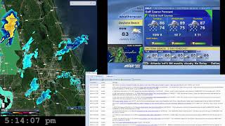 🔴LIVE Central FL Weather Daytona Beach Weather Radio With Live Radar And Weather Scan