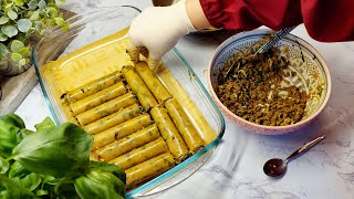 مقرونة تونسية🇹🇳محشية لحم مفروم|كانلوني مشخشخة🤤رائعة😍|سلاطة عالسريع cannellonis viande haché|salade