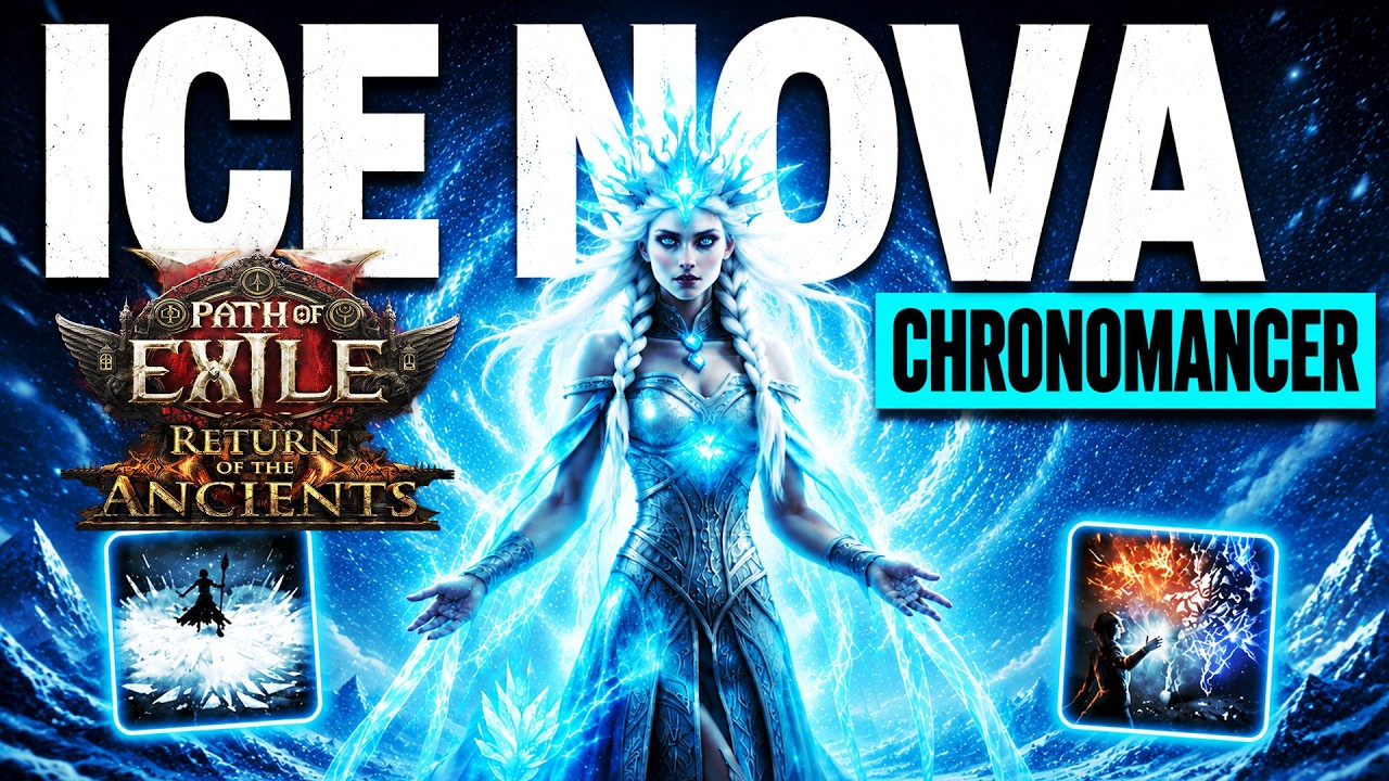 NEW S-TIER ICE NOVA CHRONOMANCER BUILD IN POE 2 0.5.5! POE 2 Ice Nova Build 0.5.5