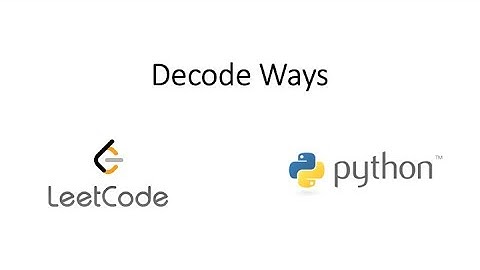 Leetcode - Decode Ways (Python)