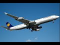 Lufthansa A340-300  / Takeoff from Munich